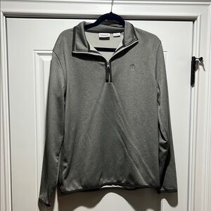 Timberland Gray Zip Up Sweater size large